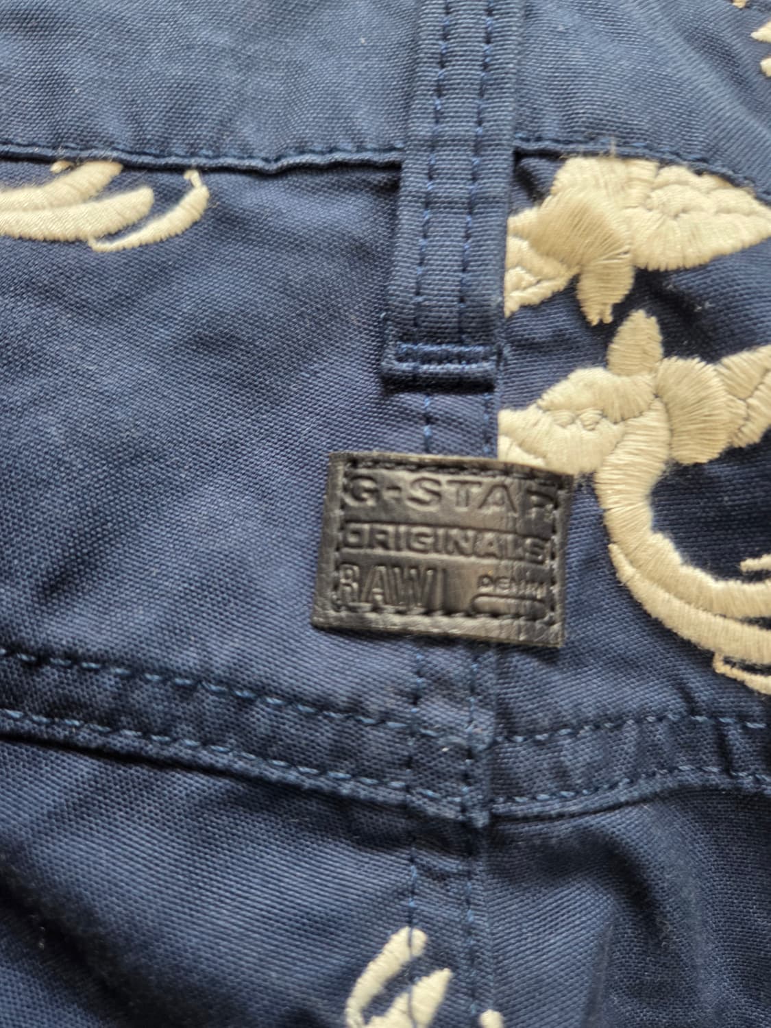 G-Star RAW 네이비 패턴 바지(W32/L30) 상품이미지6