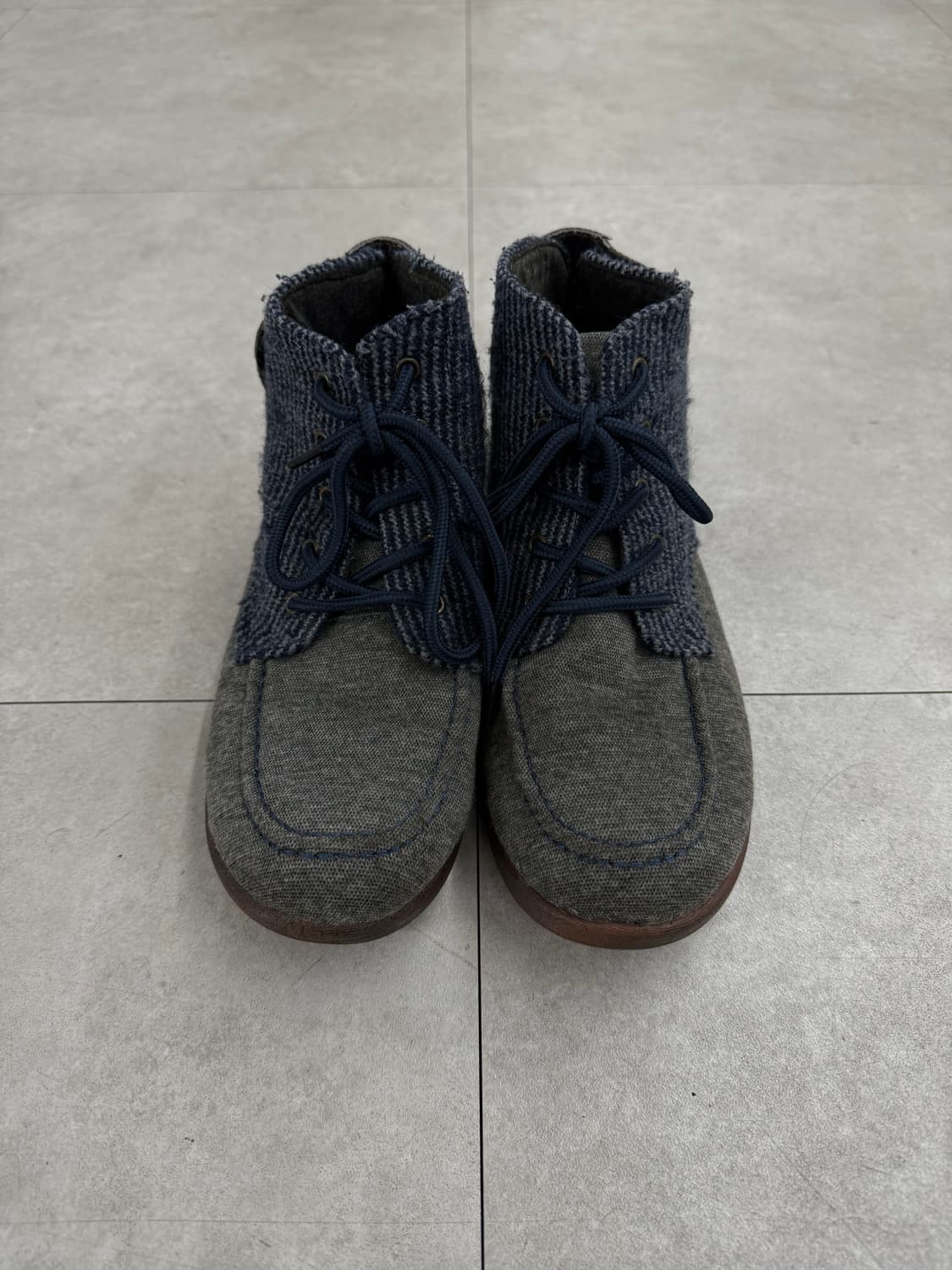 JPN 헤링본 버튼 부츠 상품이미지3