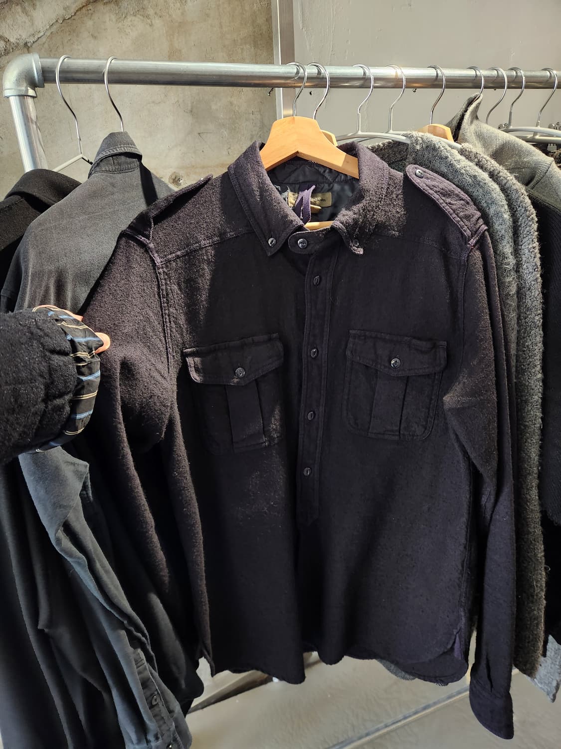 나이젤카본 울/린넨 필드 셔츠 상품이미지3