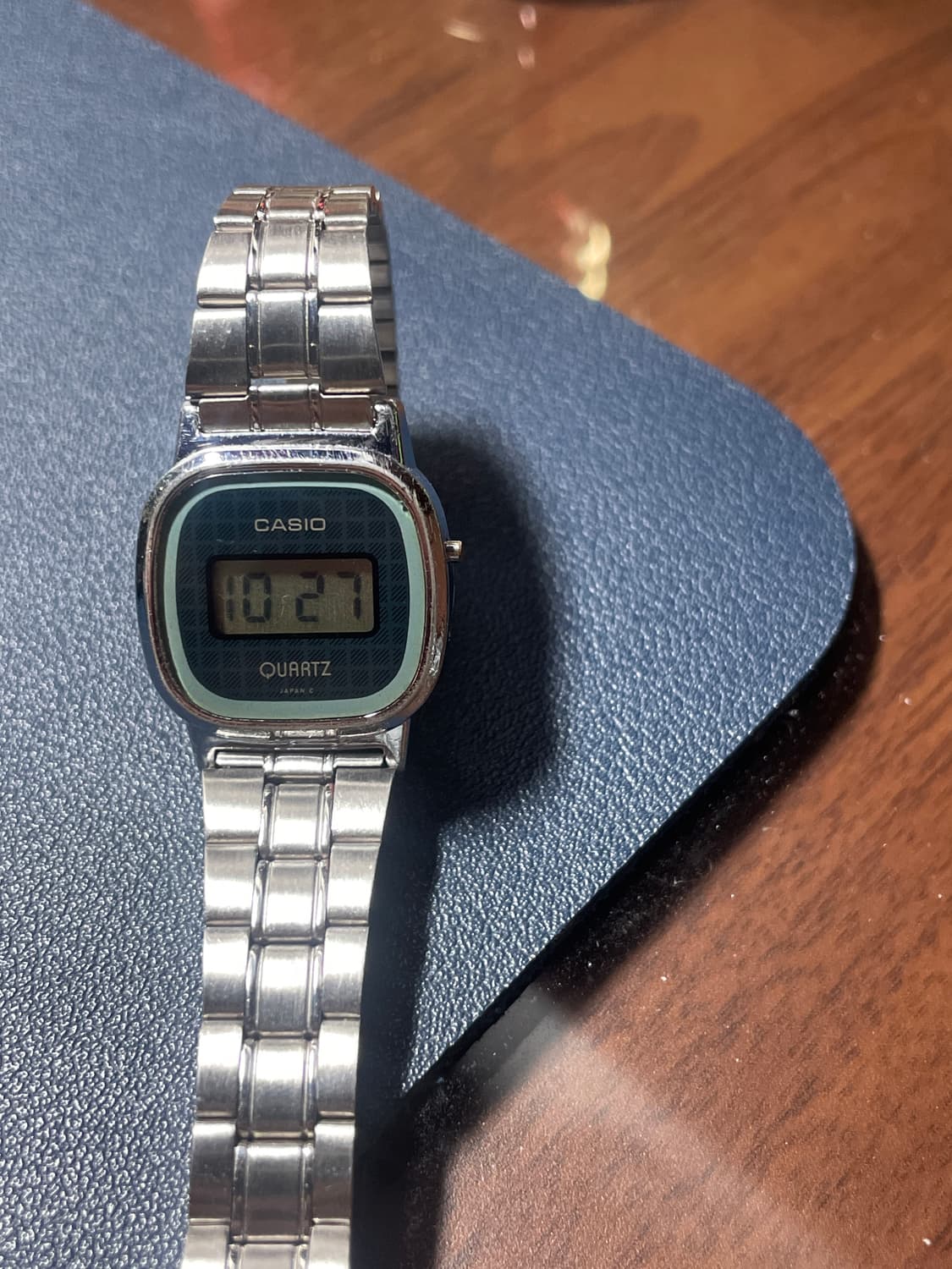 빈티지 카시오 메탈 디지털 시계 상품이미지3