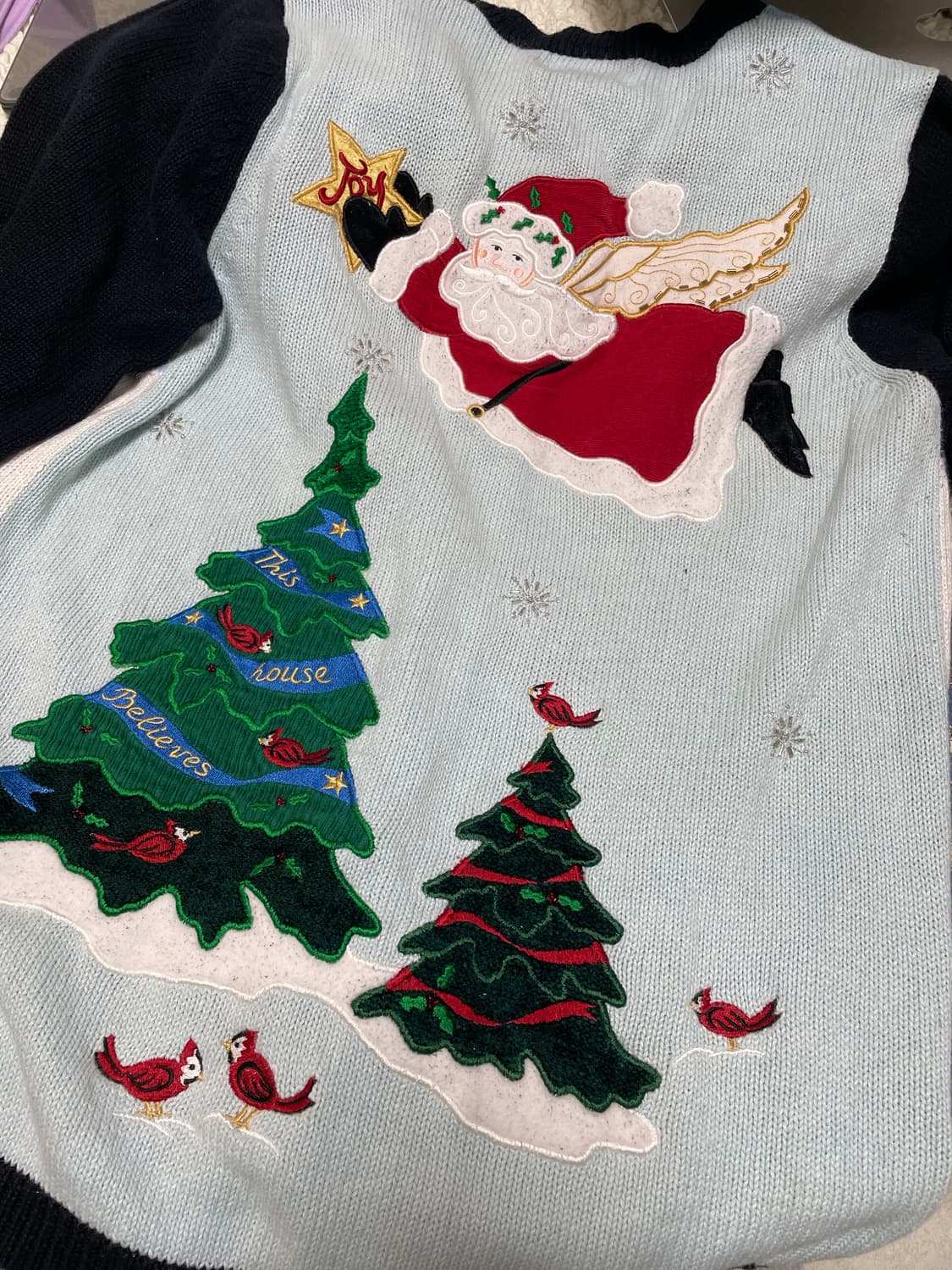 빈티지 크리스마스 니트 상품이미지2