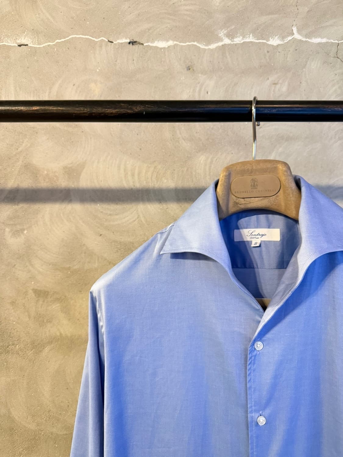 비스포크 오픈칼라넥 셔츠 남성100 상품이미지3