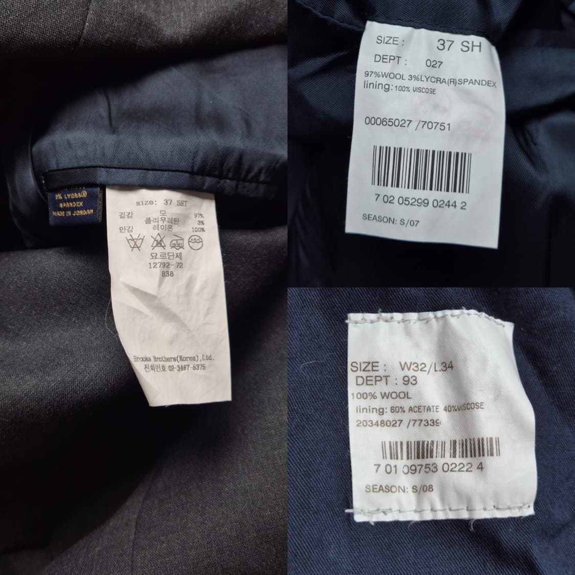 [M/32] 브룩스브라더스 정장 블레이저  상품이미지9