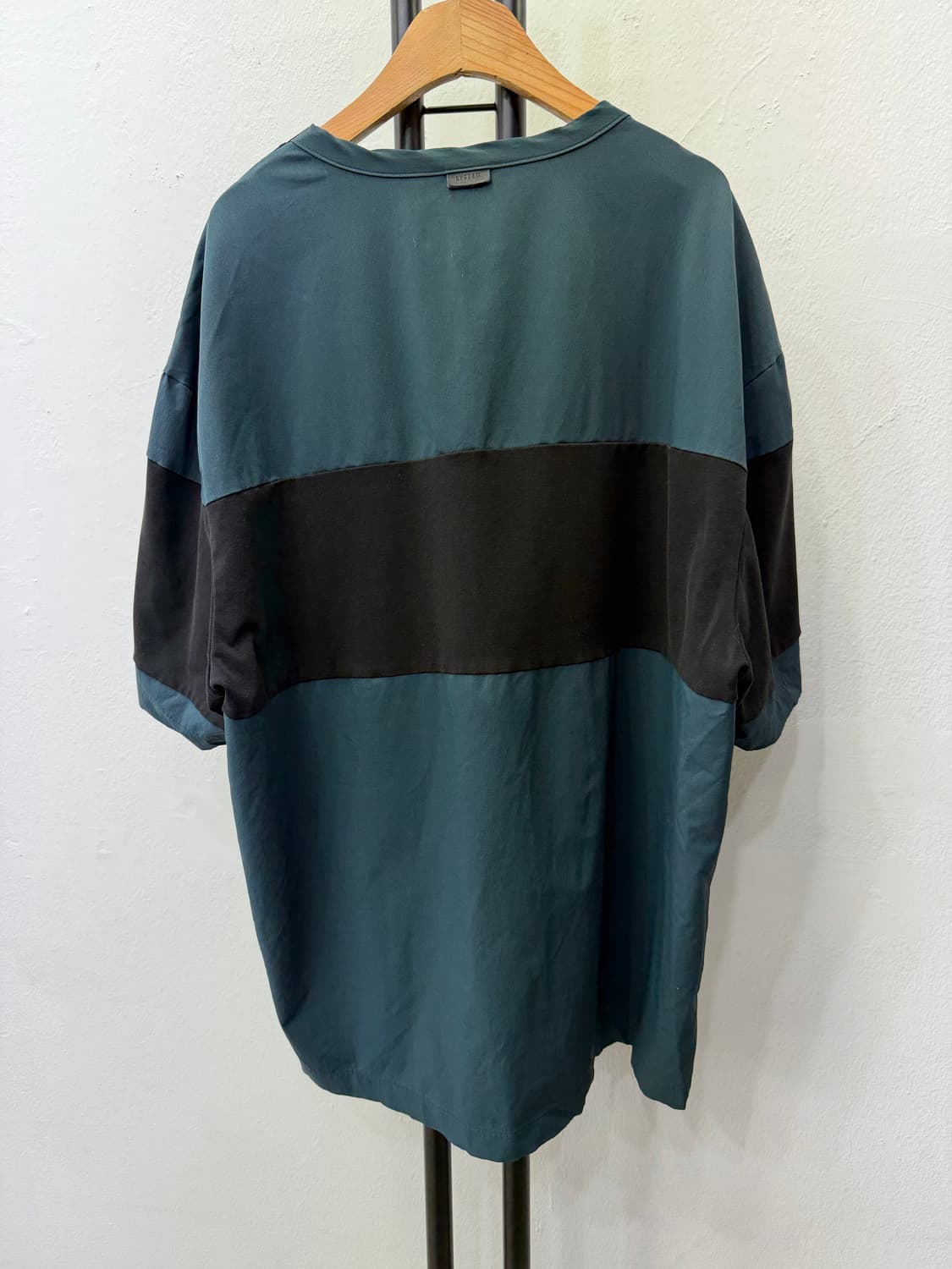 정품) 시스템옴므 한섬 21ss 배색 포인트 반팔티 105 상품이미지3