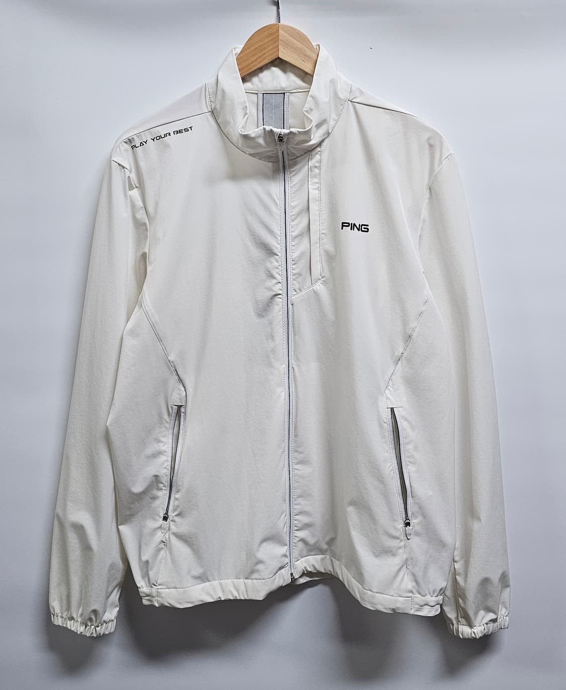 PING 핑 화이트 바람막이 자켓 100 상품이미지1