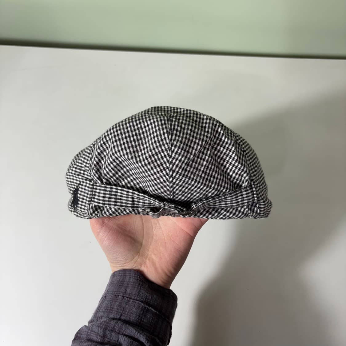 S-M 폴로 랄프로렌 포니 체크 헌팅캡 상품이미지4