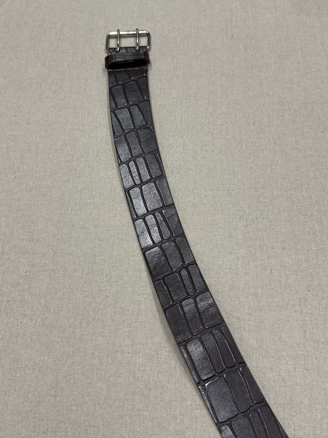 꼼데가르송 브라운 레더 웨이스트 벨트 상품이미지5