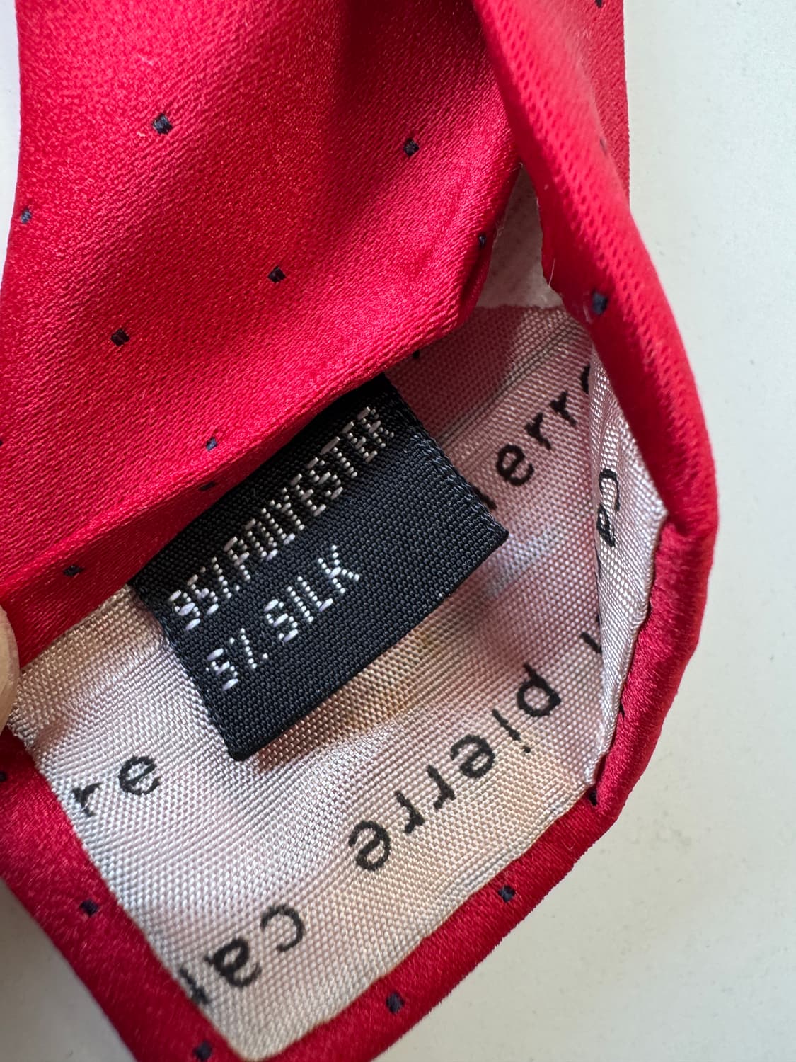 피에르가르뎅(Pierre cardin) 실크 넥타이 8.3cm 상품이미지6