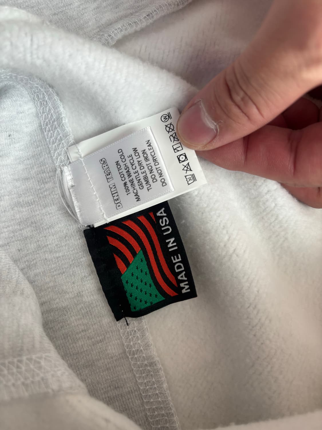 [L] 데님 티어스 하프집업 맨투맨 상품이미지3