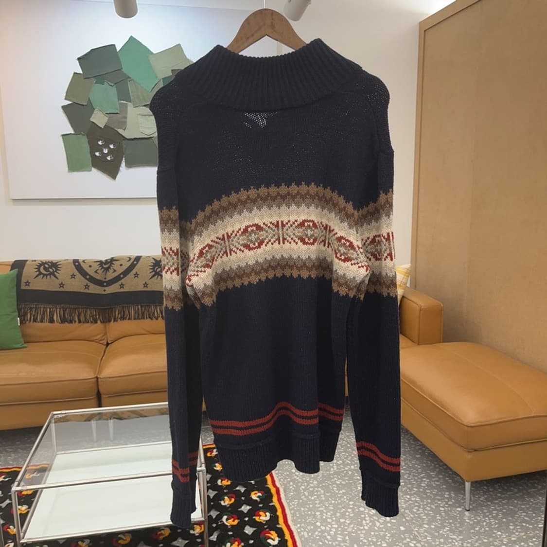 리바이스 노르딕 울 코위찬 홀리데이 숄카라 니트 L C06616 상품이미지4