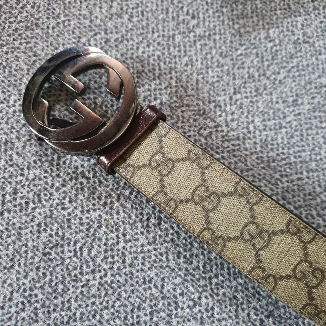 구찌(Gucci)의 GG 슈프림 인터로킹 벨트 상품이미지2