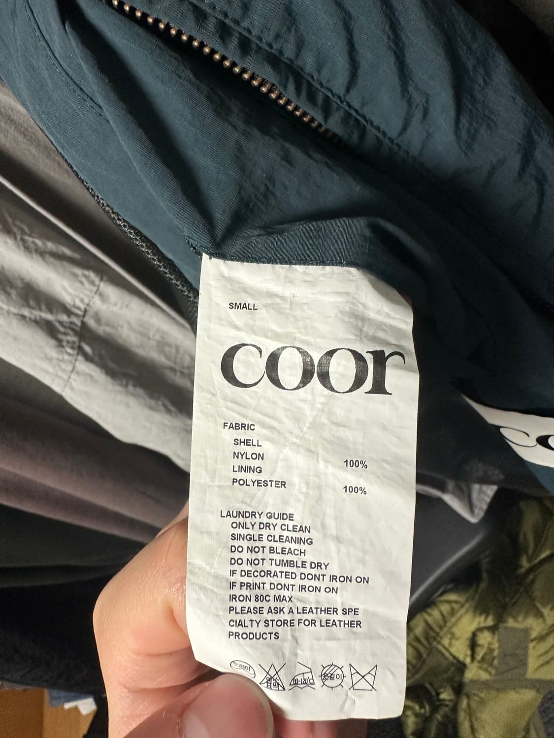 쿠어 테일 드로스트링 윈드브레이커 상품이미지5