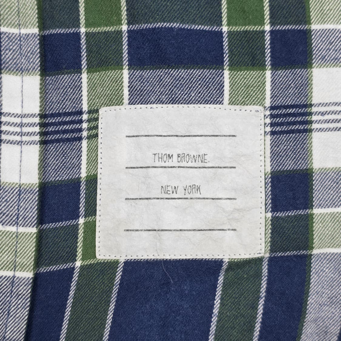 톰브라운 4바 플란넬 체크셔츠 상품이미지5