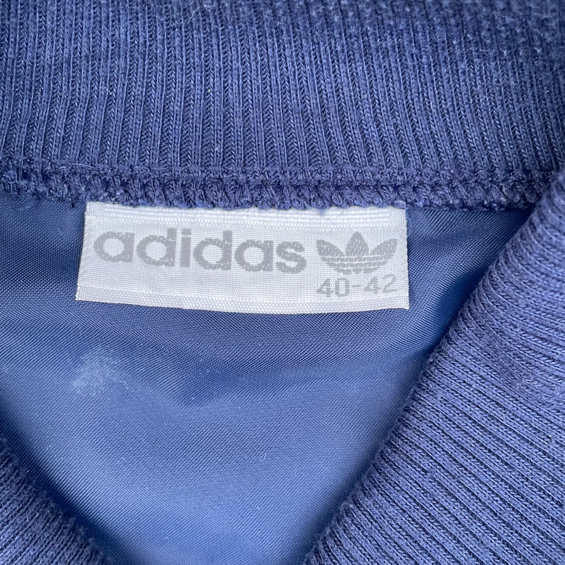 80s 아디다스 Uk 생산 올드스쿨 웜업 트랙자켓 축구 바람막이 XL 상품이미지8