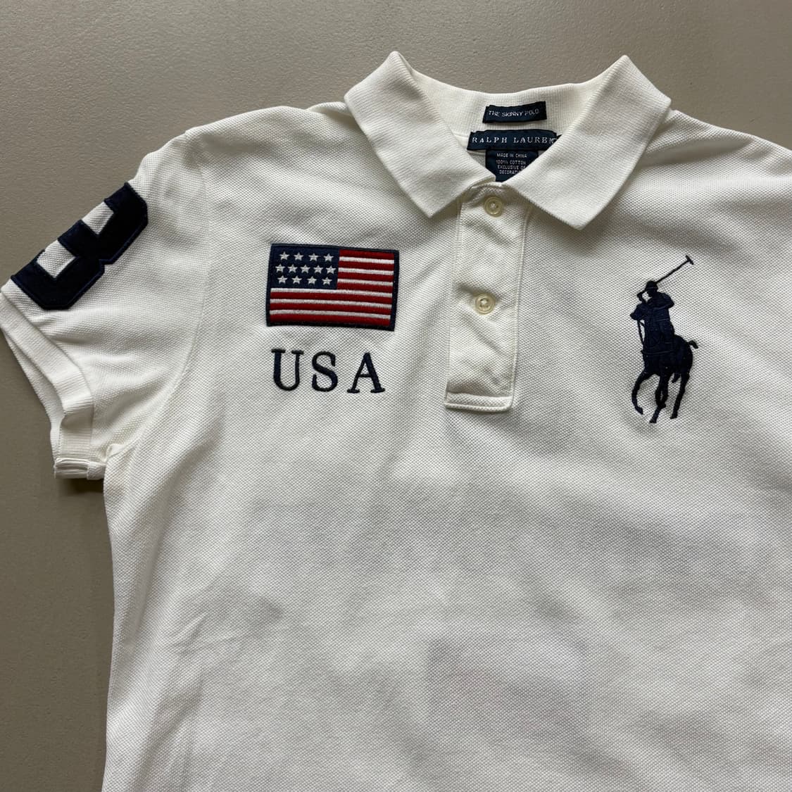 폴로 랄프로렌 빅포니 USA 성조기 카라티 상품이미지1