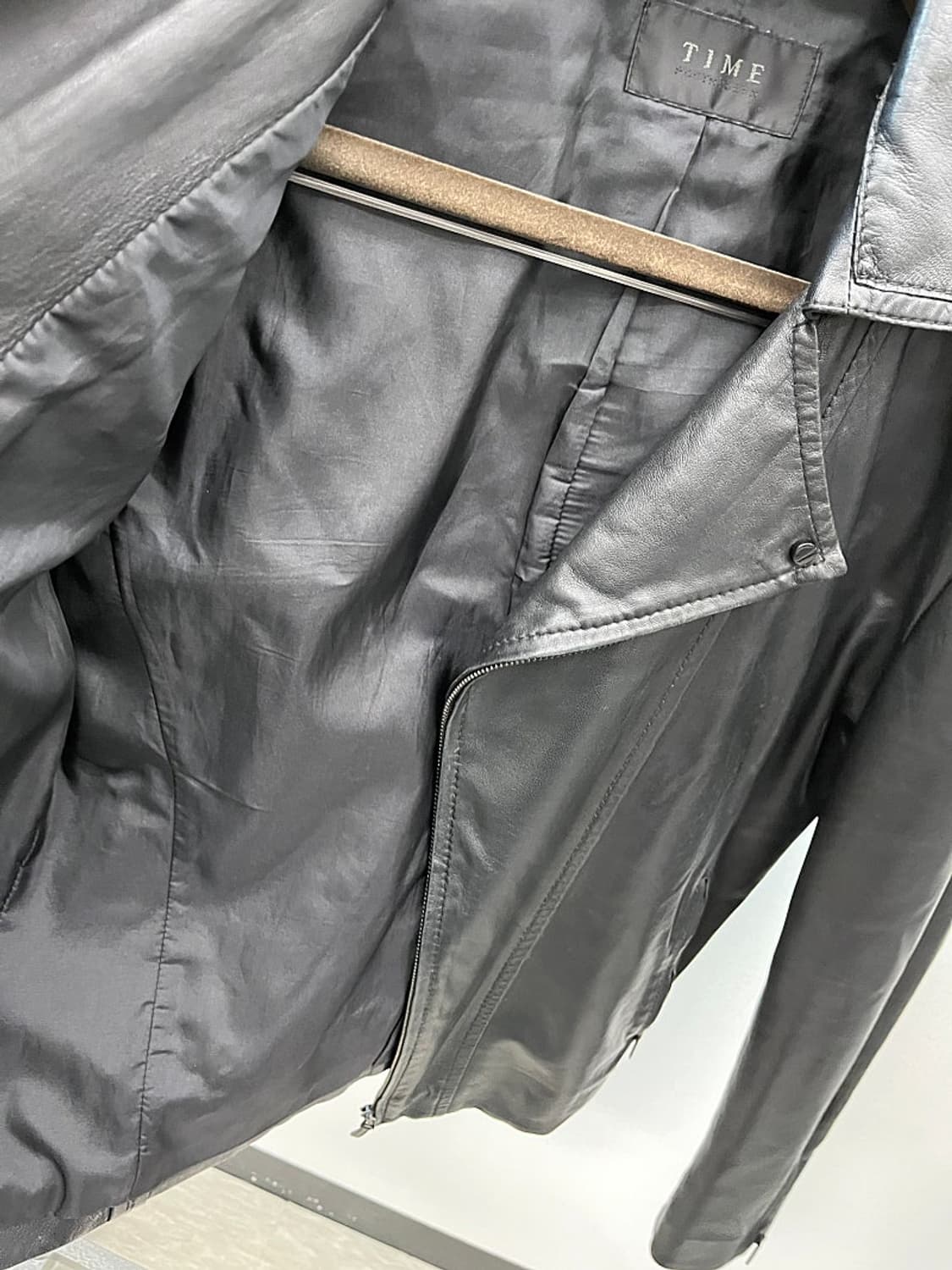100) 타임 양가죽 라이더자켓  상품이미지6