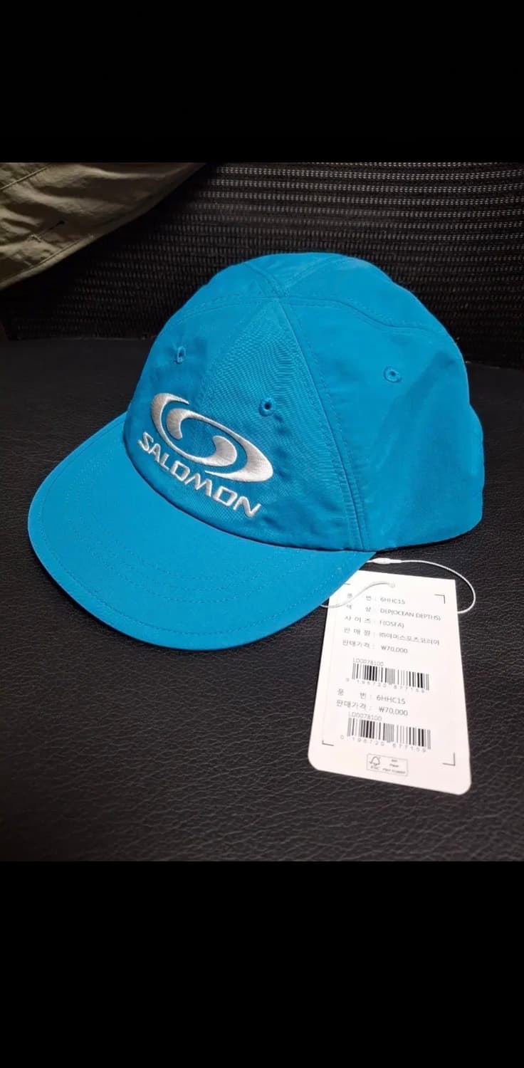 살로몬 6패널캡 딥오션블루 상품이미지1