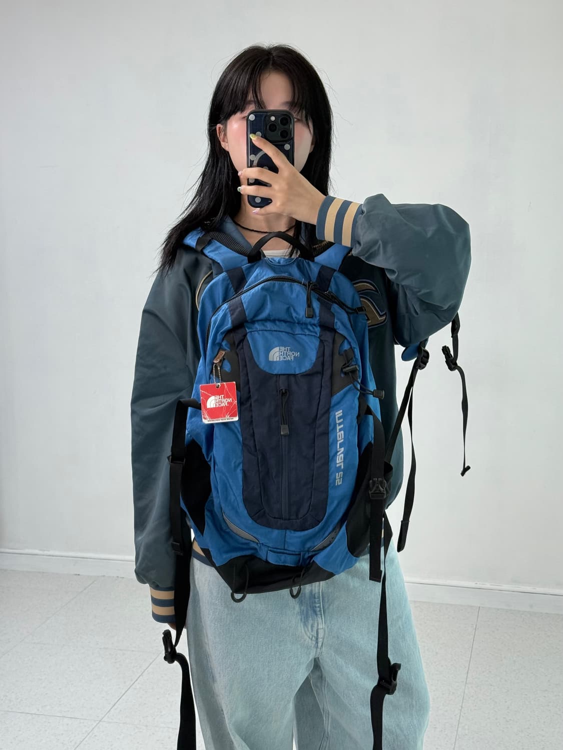 노스페이스 블루 백팩 상품이미지3