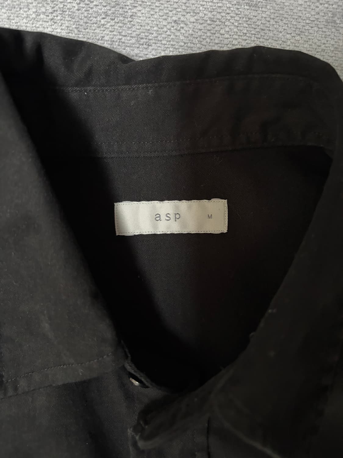 애습 페이디드 셔츠 블랙 m 상품이미지3