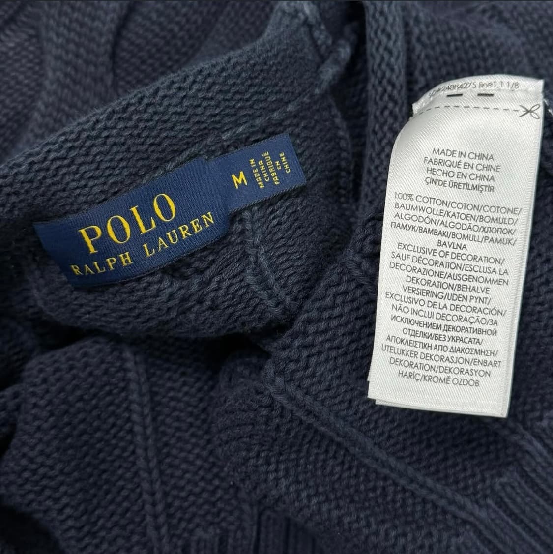 신형탭 폴로 랄프로렌 케이블 니트 상품이미지3