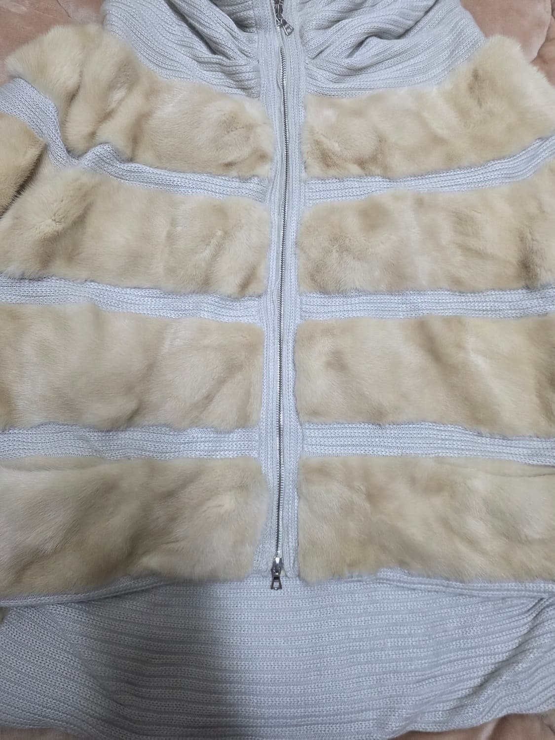 파비오가파치실크밍크자켓 42사이즈 상품이미지6