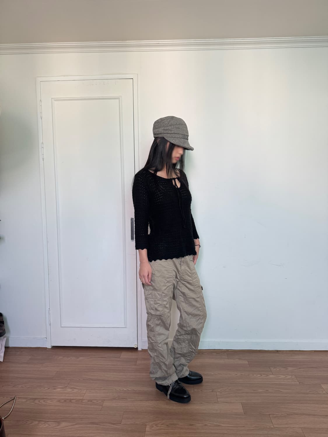 United States Sweater Black Knit 상품이미지3