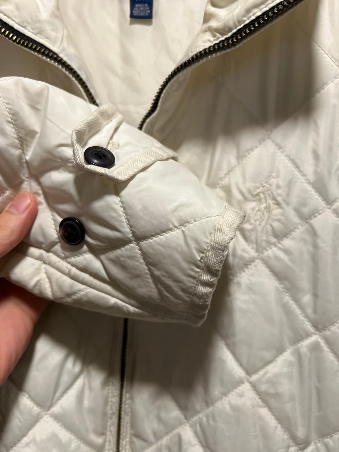 [M]폴로 랄프로렌 우먼스 화이트 퀼팅 자켓 상품이미지3