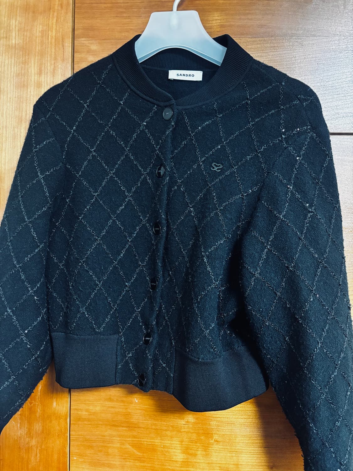 산드로 로고 집업 + 봄버 가디건 자켓 sandro 상품이미지3