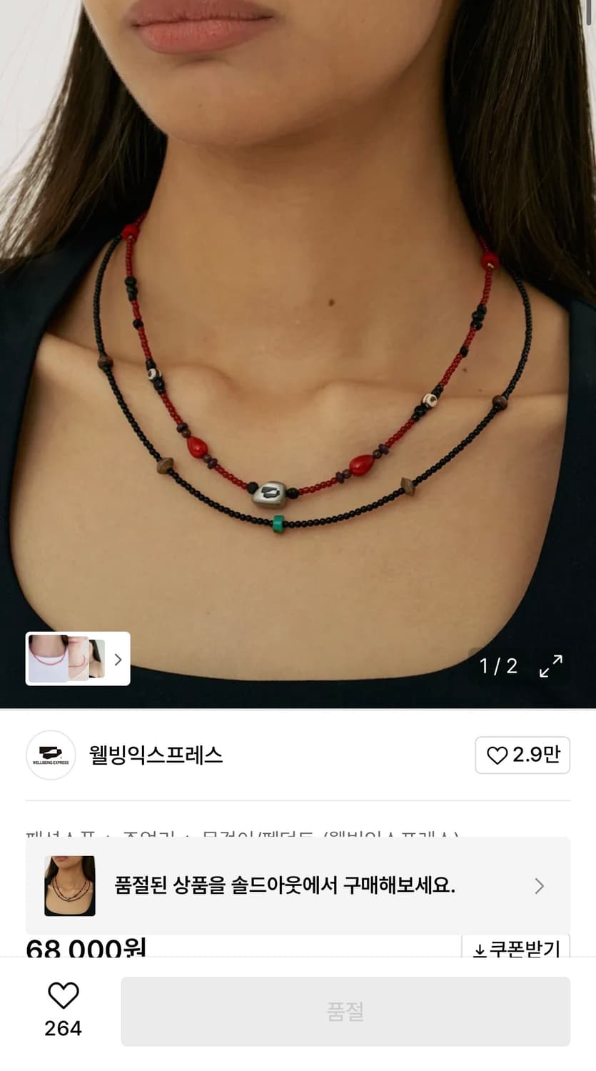 웰빙익스프레스 목걸이 상품이미지1