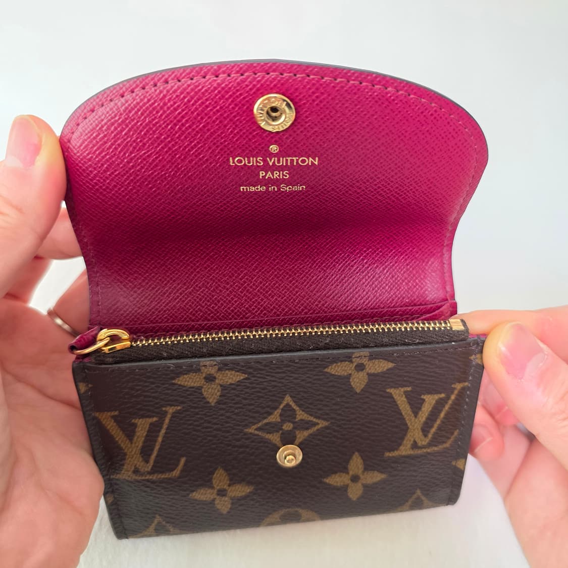 [S급/정품] 루이비통 로잘리 코인 퍼스 모노그램 푸시아 상품이미지3
