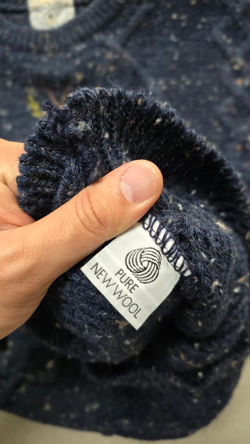 레어) 빈티지 영국 골프 울 니트  XL ~ XXL 상품이미지5