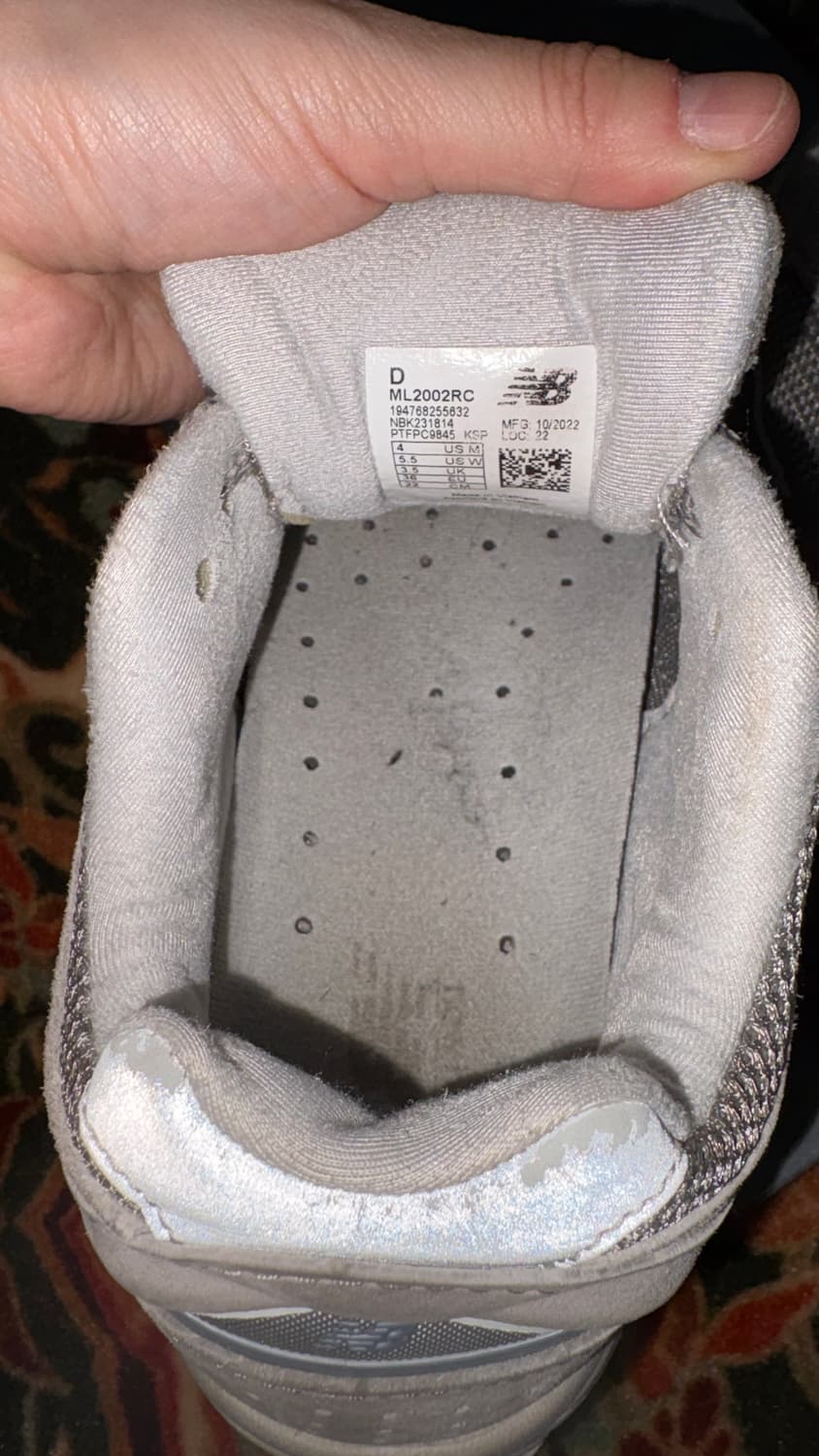 뉴발 2002RC 회색 220 상품이미지5