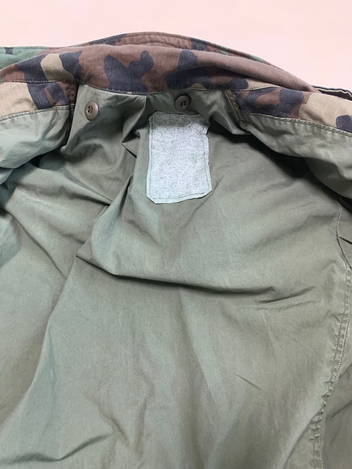 90s 미군 오리지널 우드랜드  M65 필드자켓 SR 상품이미지5