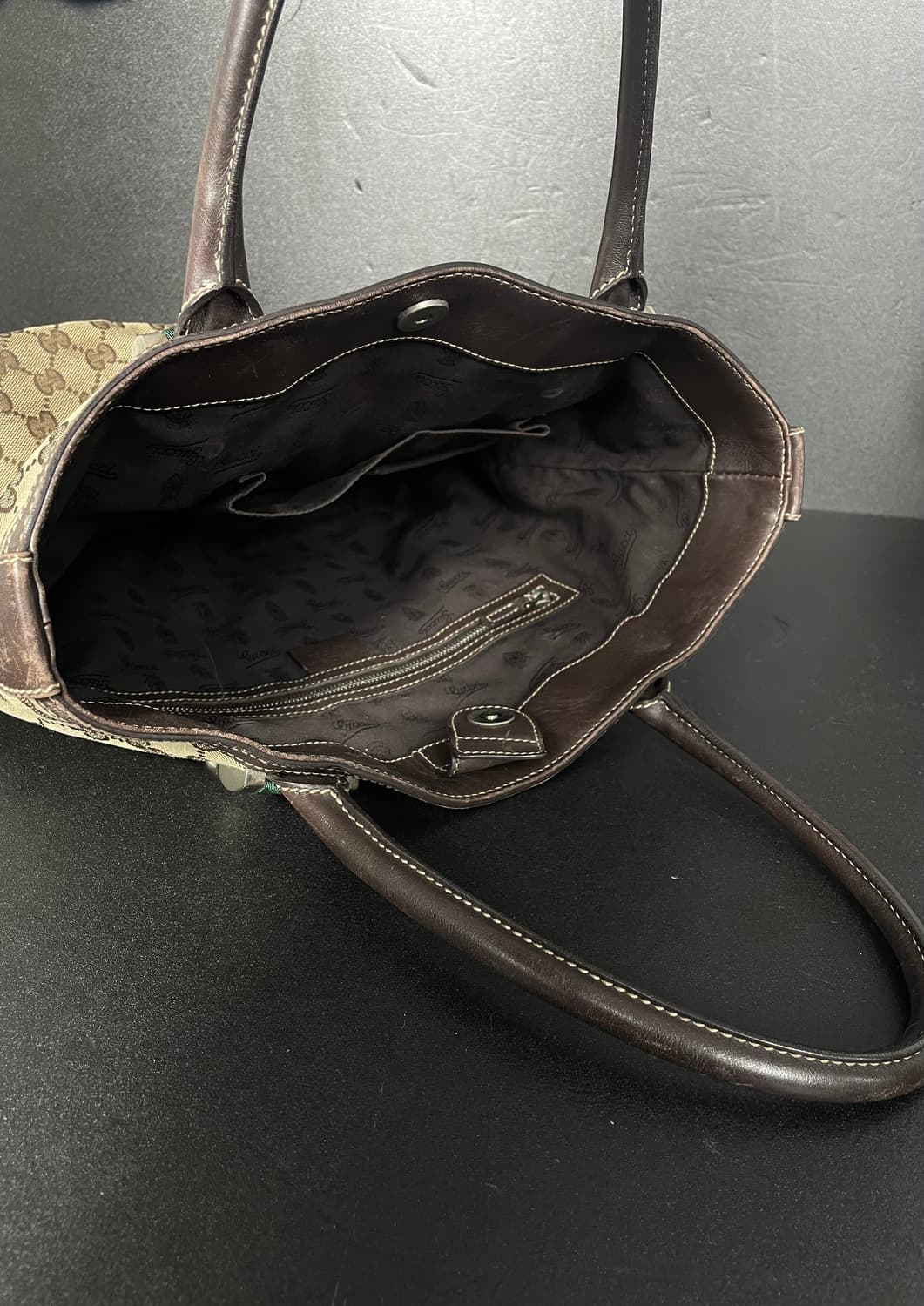 GUCCI 구찌 삼선 자카드 토트백 상품이미지8