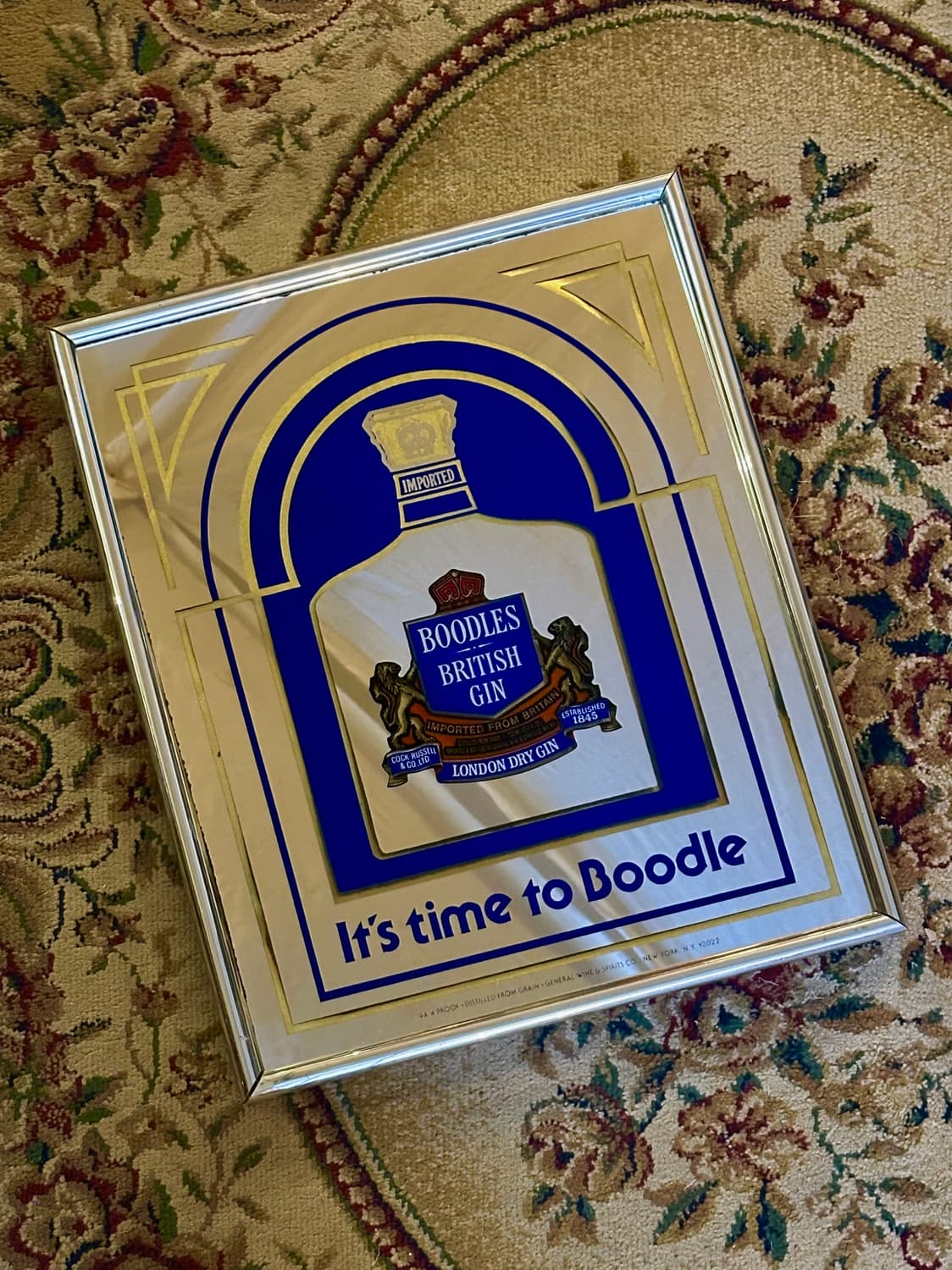 미국 빈티지 부들스 진 팝미러 거울 간판 상품이미지9