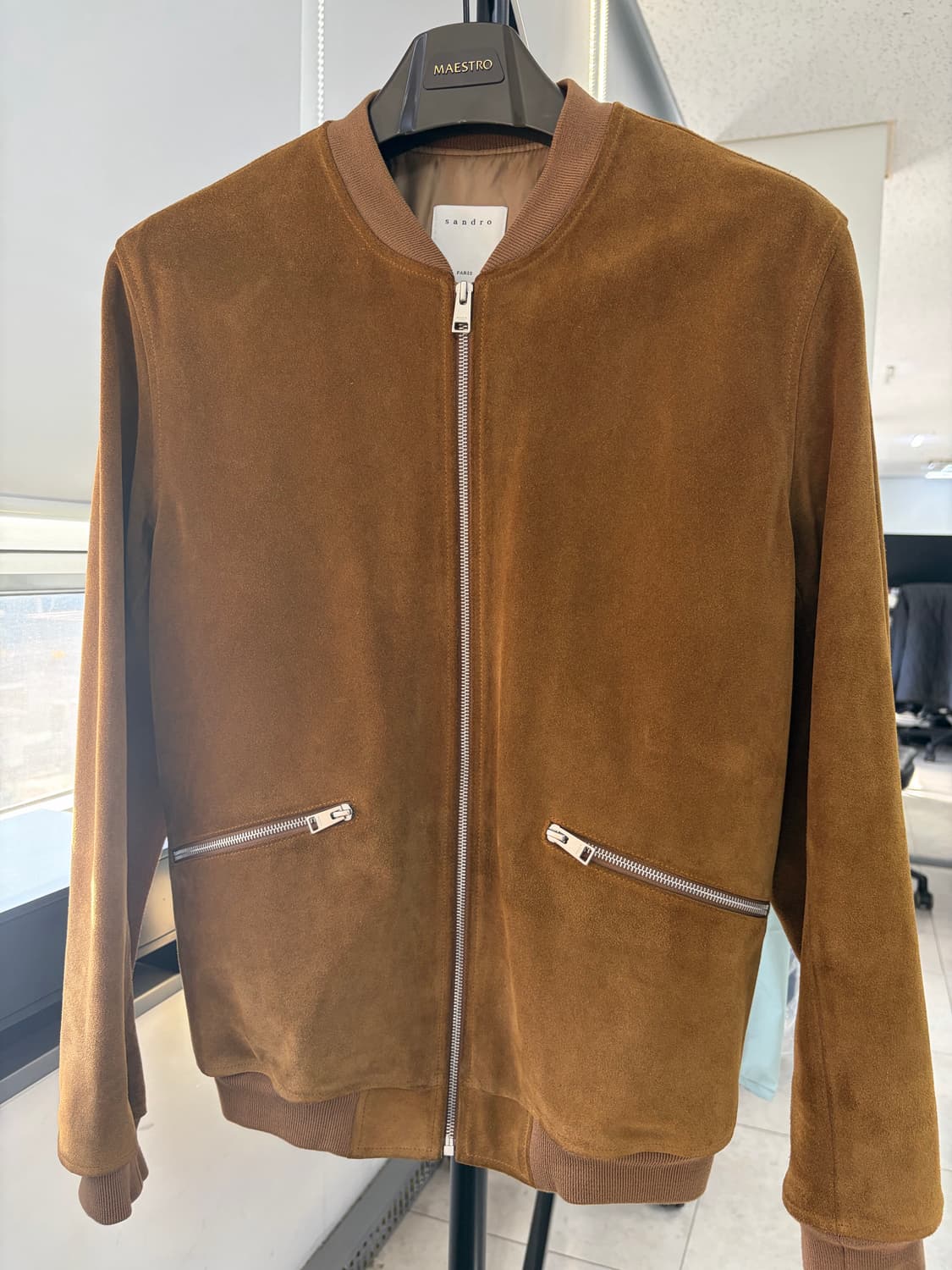 산드로옴므 스웨이드 쟈켓 L사이즈 상품이미지1