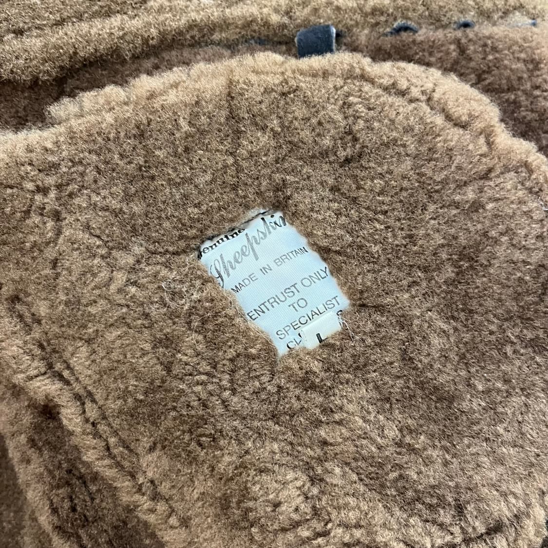 1980s 영국제 램스킨 퍼 무스탕  상품이미지5