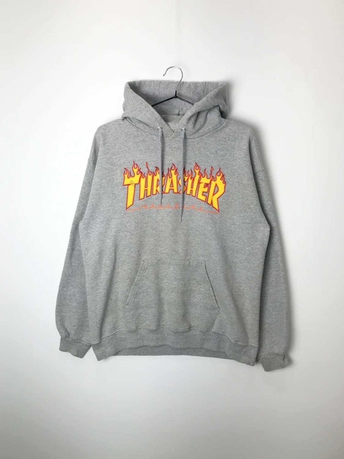 Thrasher Flame Logo Grey Hoodie 상품이미지3