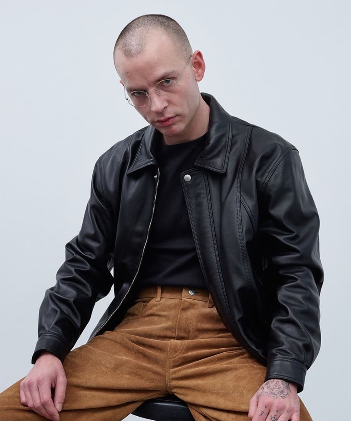 SUNFLOWER 90S BOMBER IN BLACK 48 상품이미지1