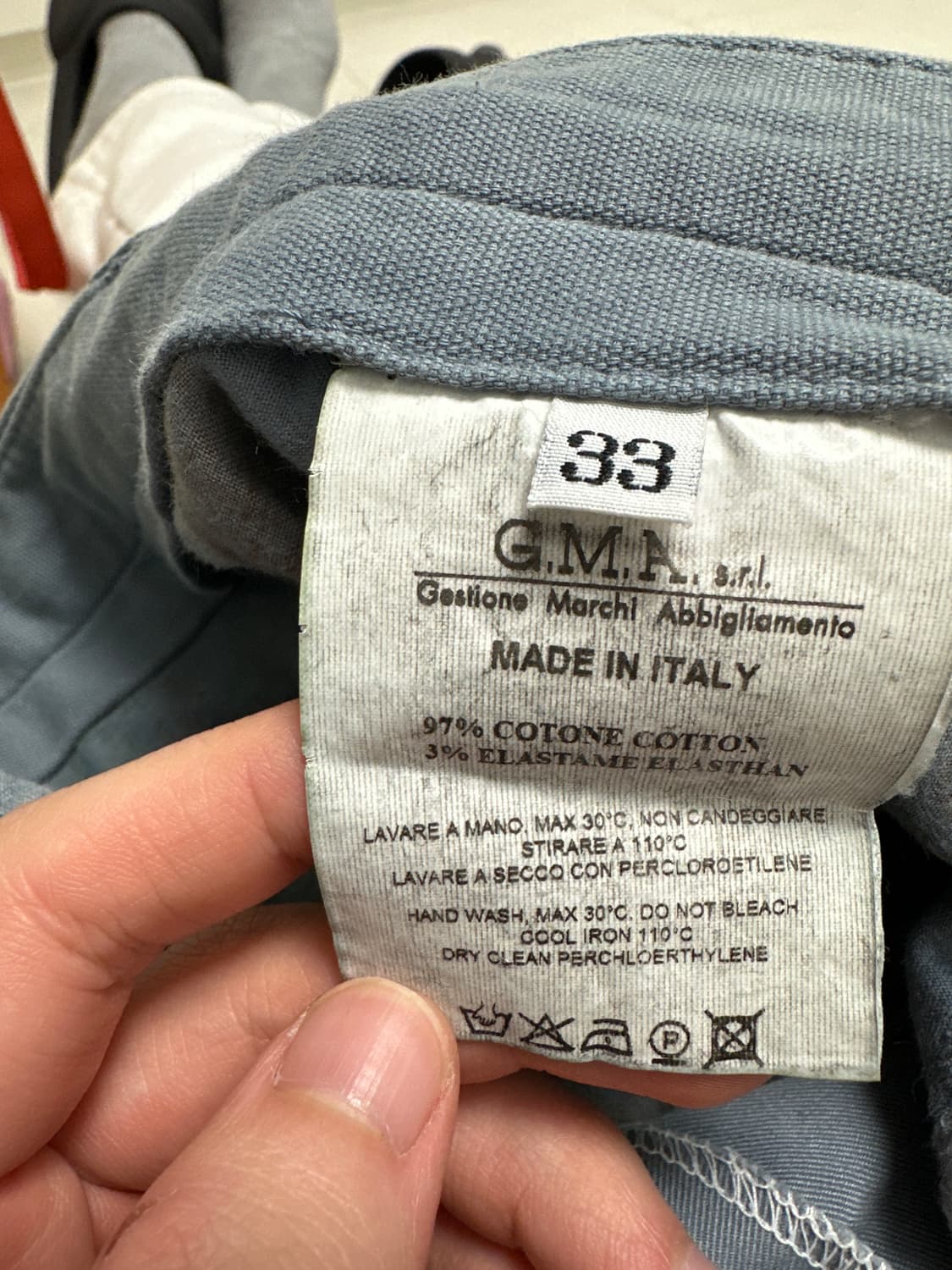 GMA 이태리 면바지 33사이즈 상품이미지4