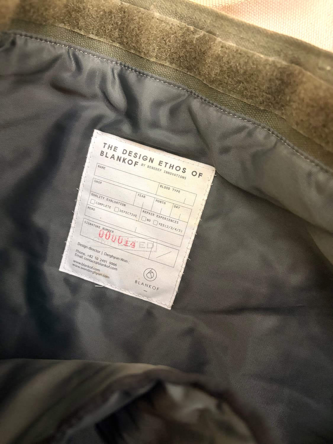 BLANKOF의 튼튼한 캔버스 토트백 상품이미지6