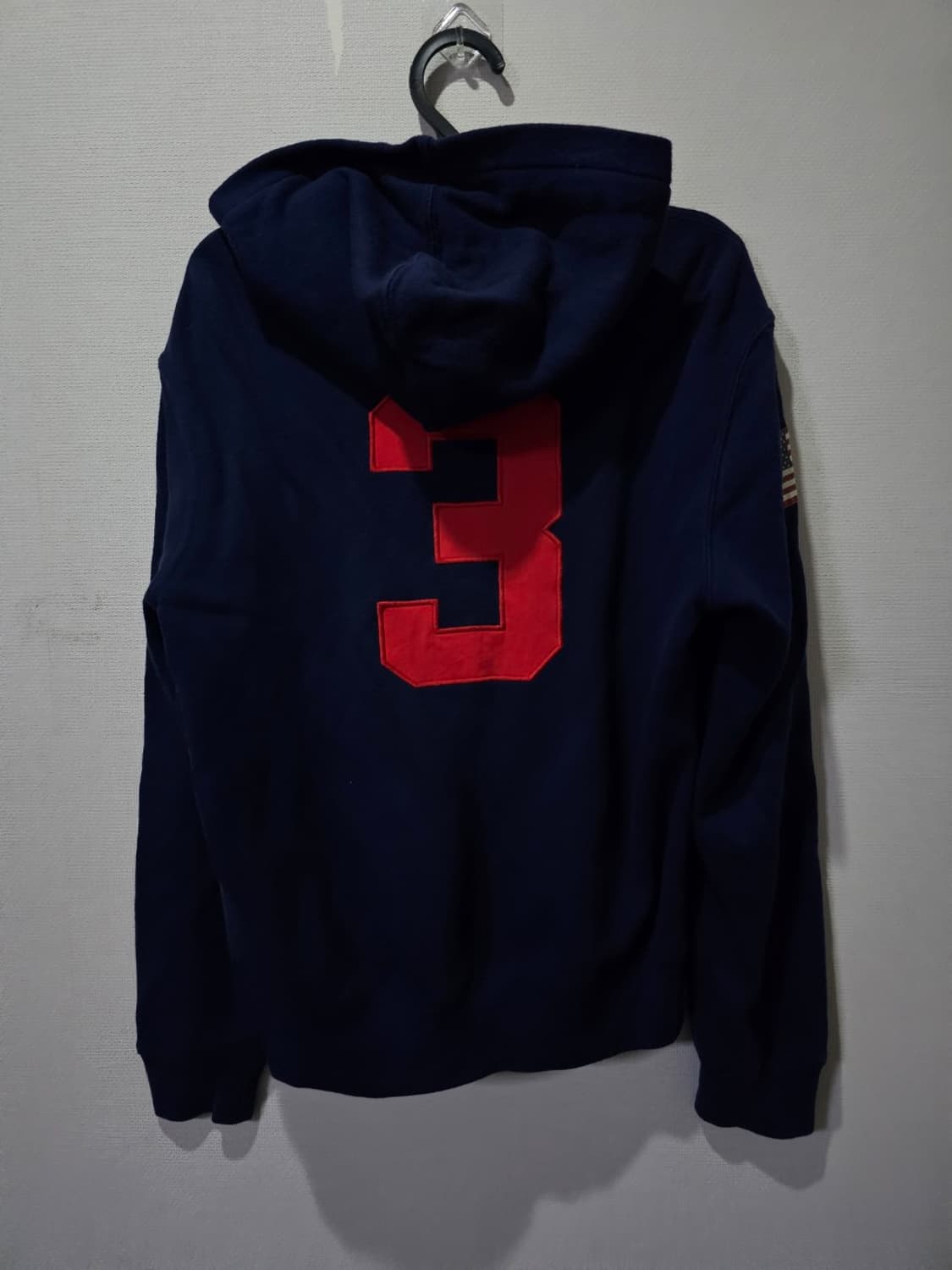 폴로 POLO 빅포니 성조기 후드집업 90 / S 상품이미지3