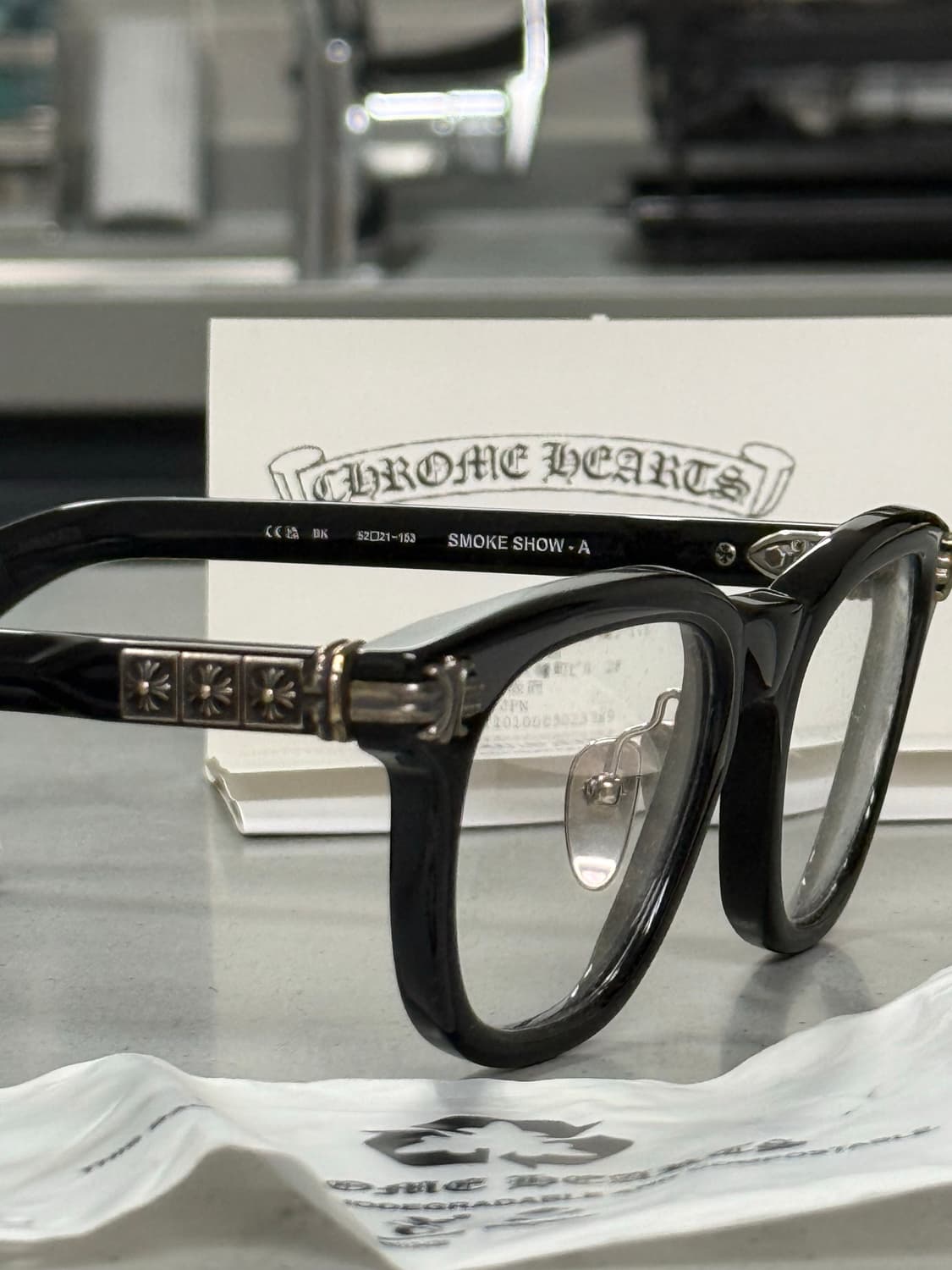 [52] 크롬하츠 스모크쇼-A 블랙 / 실버 25년 신상품 풀구성 상품이미지1