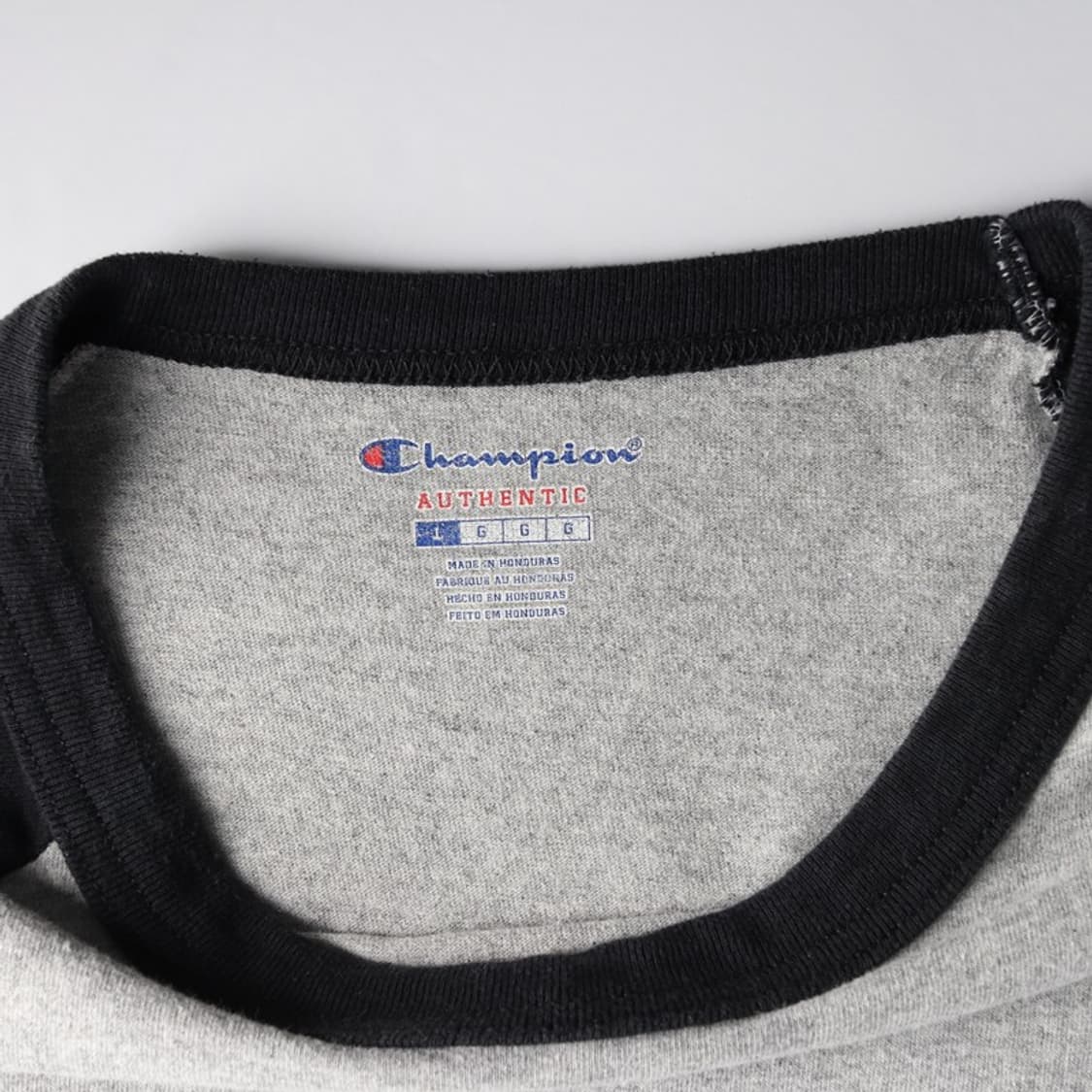 챔피온 HB 로고 배색 나그랑 7부 티셔츠 L 상품이미지5