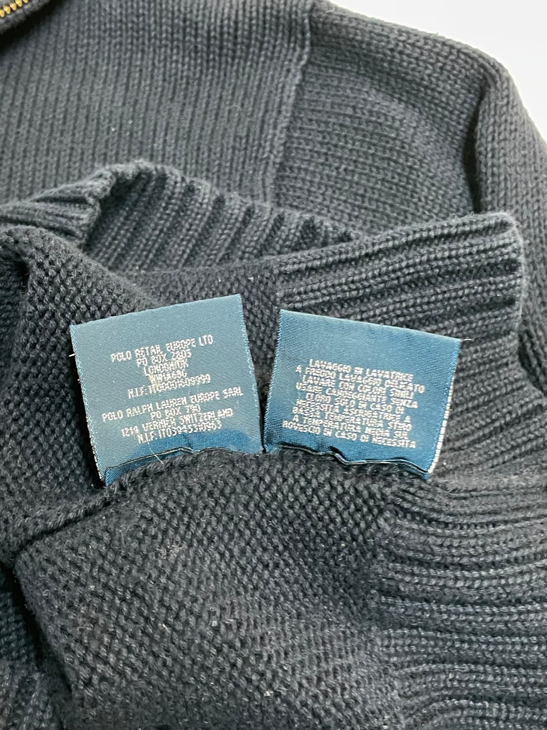 폴로 반집업 니트  상품이미지8