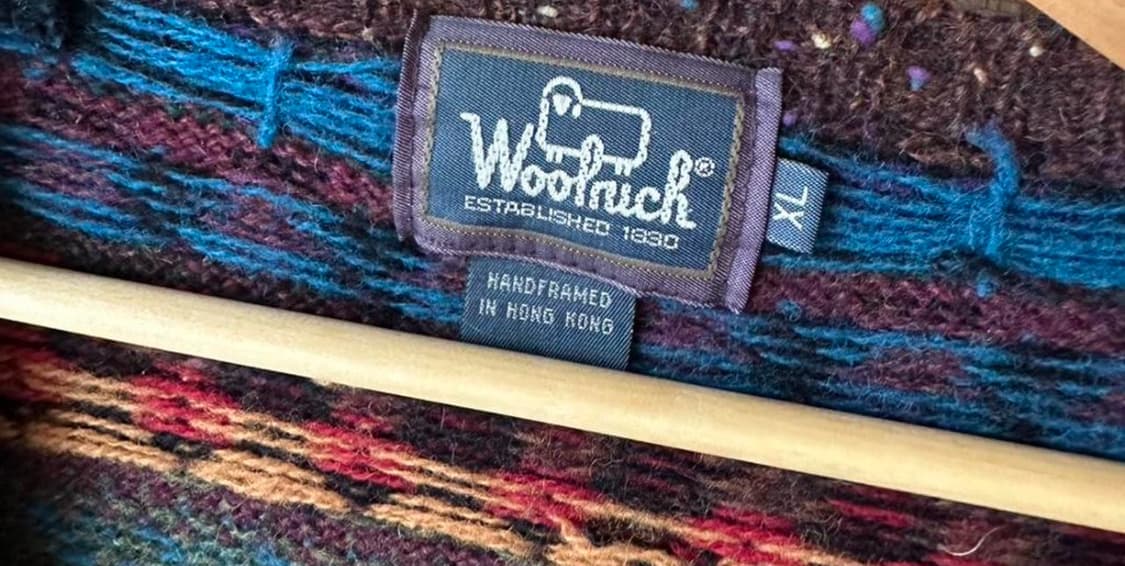 Woolrich handframed 가디건 XL 상품이미지5