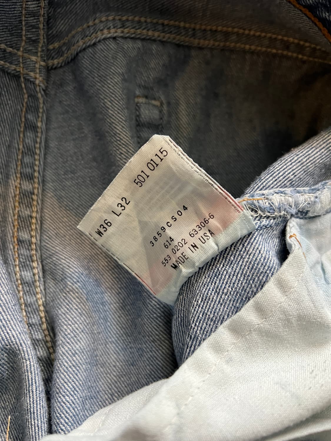 [36]리바이스 501 Made in USA 데님 팬츠 S28 상품이미지6