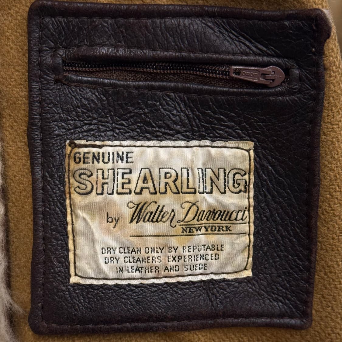 90s Type B-3 무스탕 자켓 밀리터리 리얼 레더 USA N236 상품이미지7