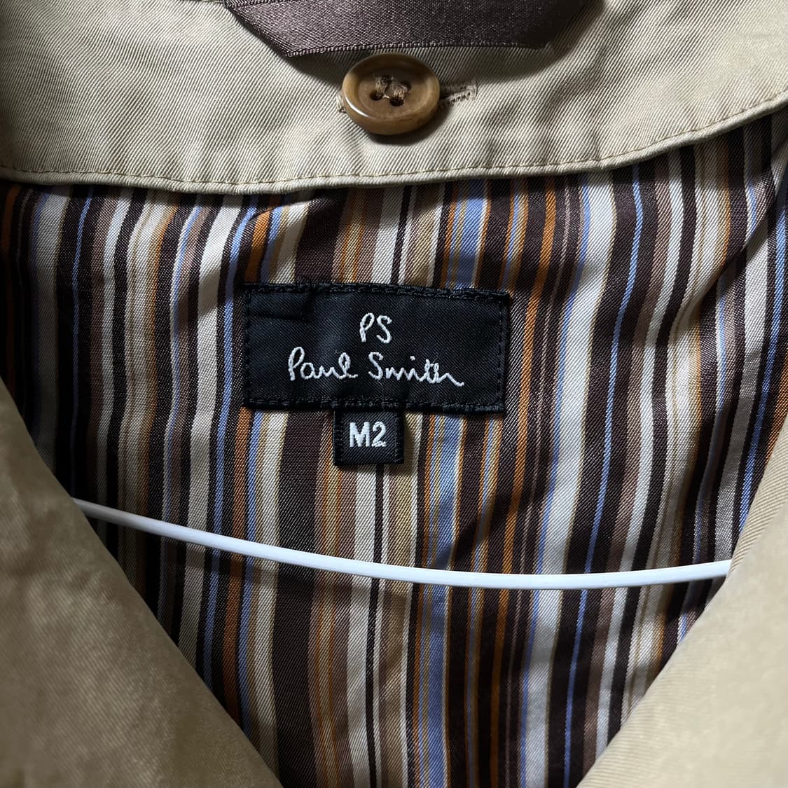 폴스미스 클래식 안감 내피 울 싱글 트렌치코트 M/95 상품이미지4