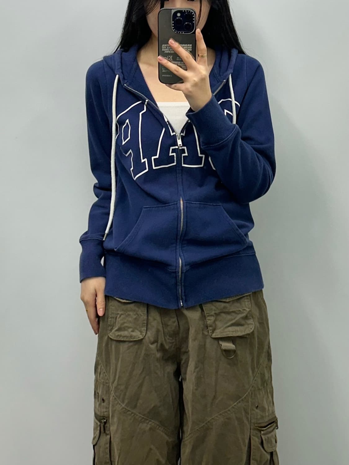 Gap 갭 네이비 후드집업 상품이미지1